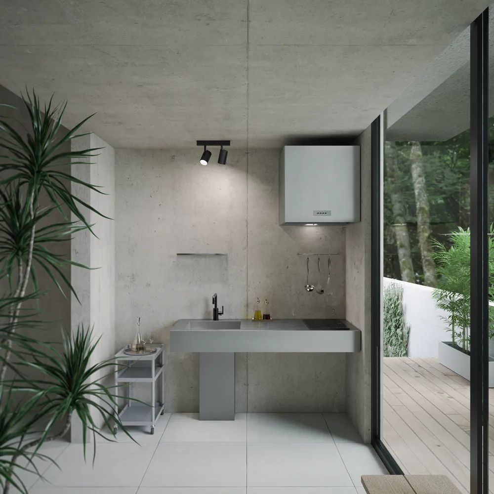 レヴロックW1800SUS バイブレーション マットグレー 1口IH 左シンク